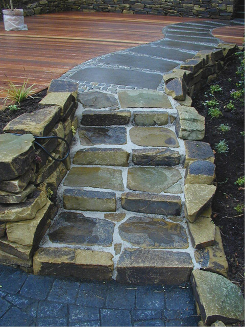 Steinarbeiten bei Goertz Garten