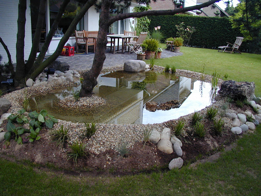 Wasserspiele bei Goertz Garten